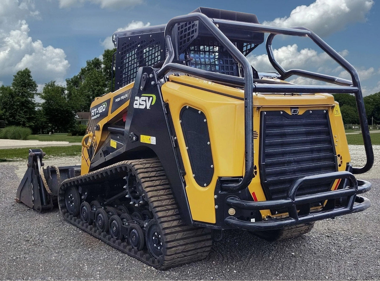 2023 ASV RT120 Forestry Skid Steer Quick coupler AC