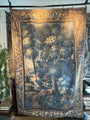 Fully Backed Antique Style Aubusson Verdure Tapestry Reproduction 90inch Tall