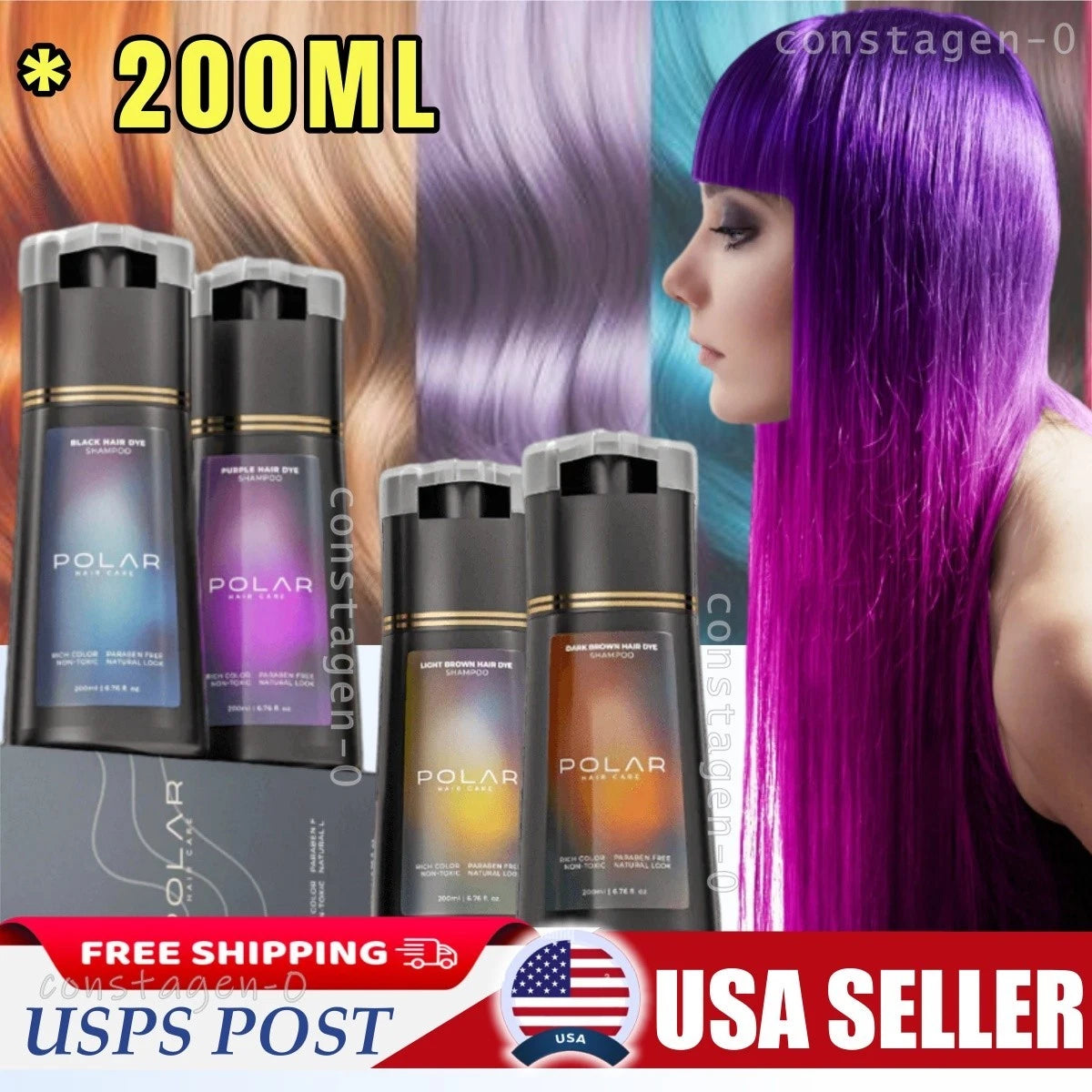 Polar-Hair Dye Shampoo Polar Hair Care, Hair Care Shampoo 200ML/6.7 OZ 2026 US