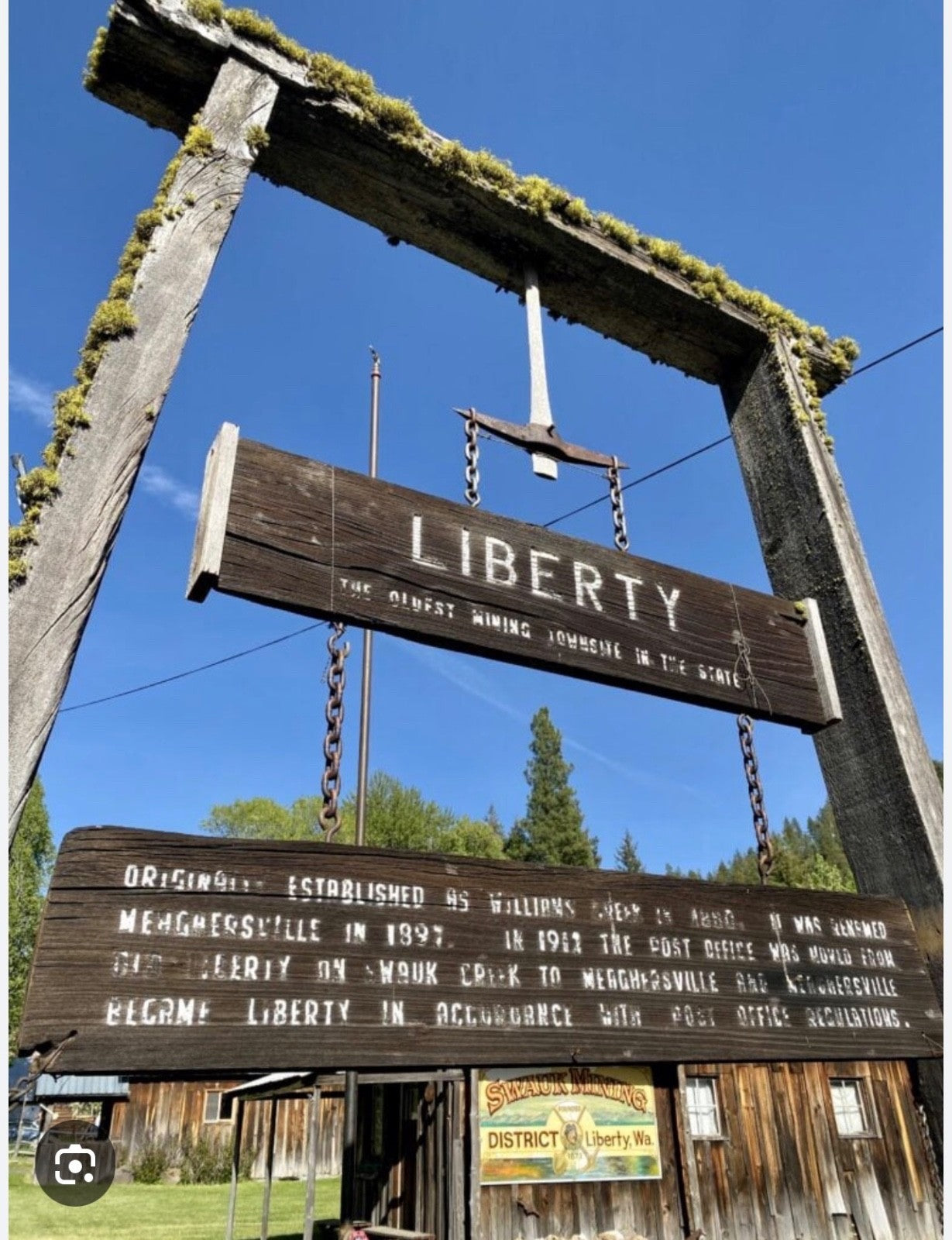 GOLD MINE Minerals Claim Historic Liberty WA Placer BLM RARE! 19.92 Acres Road