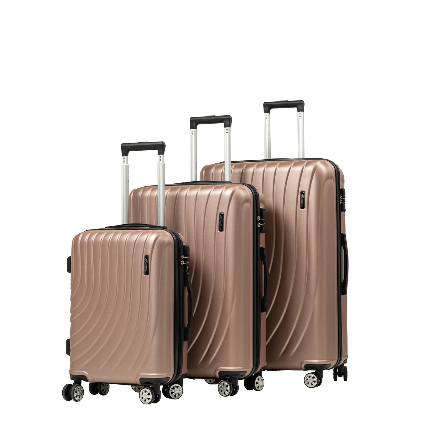 Luggage Set 3 Piece Expandable Suitcase TSA Lock Double Spinner Wheels HardSide
