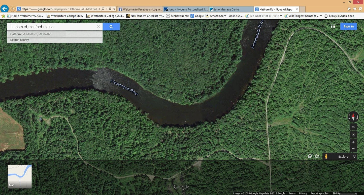 $59,900 Maine water front 8.4 acres, land river, timber Owner financing