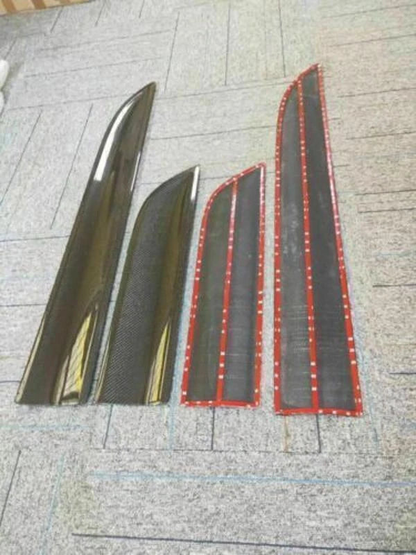 Carbon Fiber Car Door Panel Body Side Cover Trims Accessories For Porsche Macan