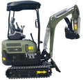 FREE SHIPPING 2025 2 Ton New Mini Excavator, KUBOTA D902 Diesel Engine 16 hpOpen