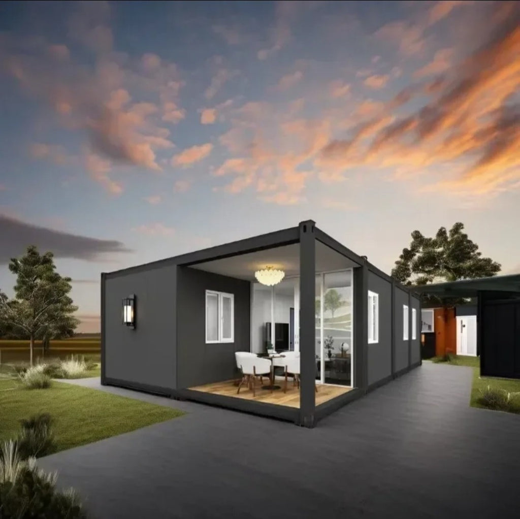 40ft Modular Container Home Prefab Tiny House 2/3 Bed, Bath, Kitchen- Fast Setup