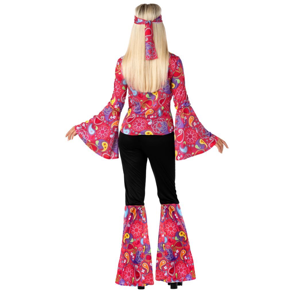 Women`s 1970s Pink Hippie Costume Ladies Disco Flares S - XXL Halloween | eBayeBay HomeMore information - About this item conditionDiners Club