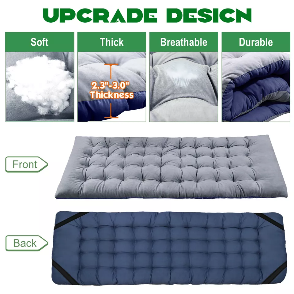 NAIZEA Camping Cot for Adults Heavy-Duty Comfortable Military Mattress Cot & Bag