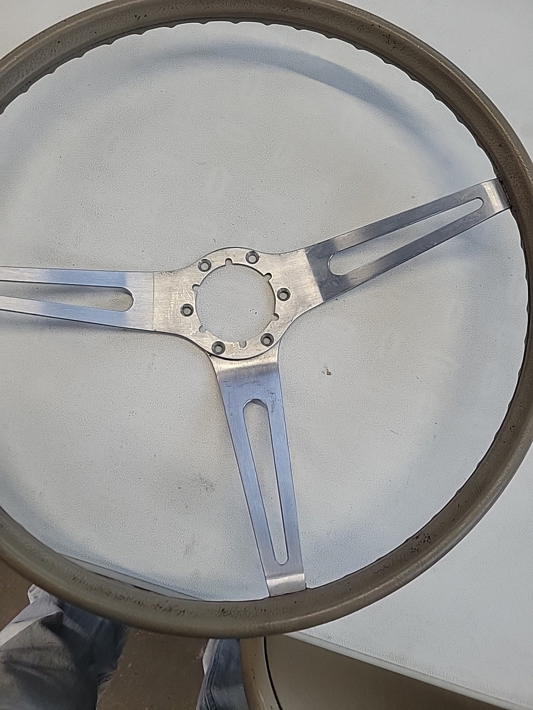Original 1969 1970 Buick Skylark GS Gris Volante Deportivo Ranura Pulgar Nk1-