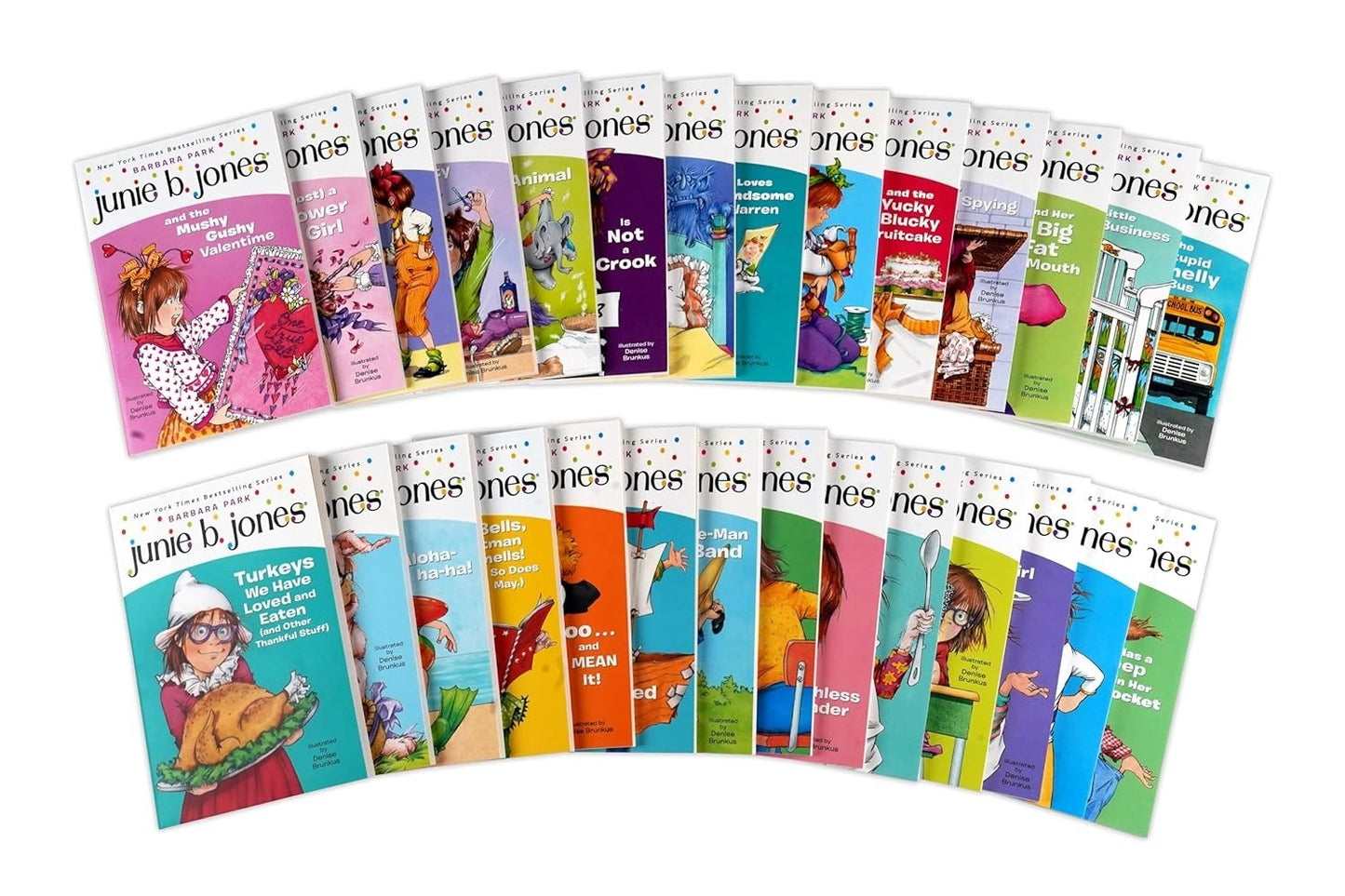 Junie B. Jones Books 1–28 – Complete 28-Book Paperback Boxed Set Collection