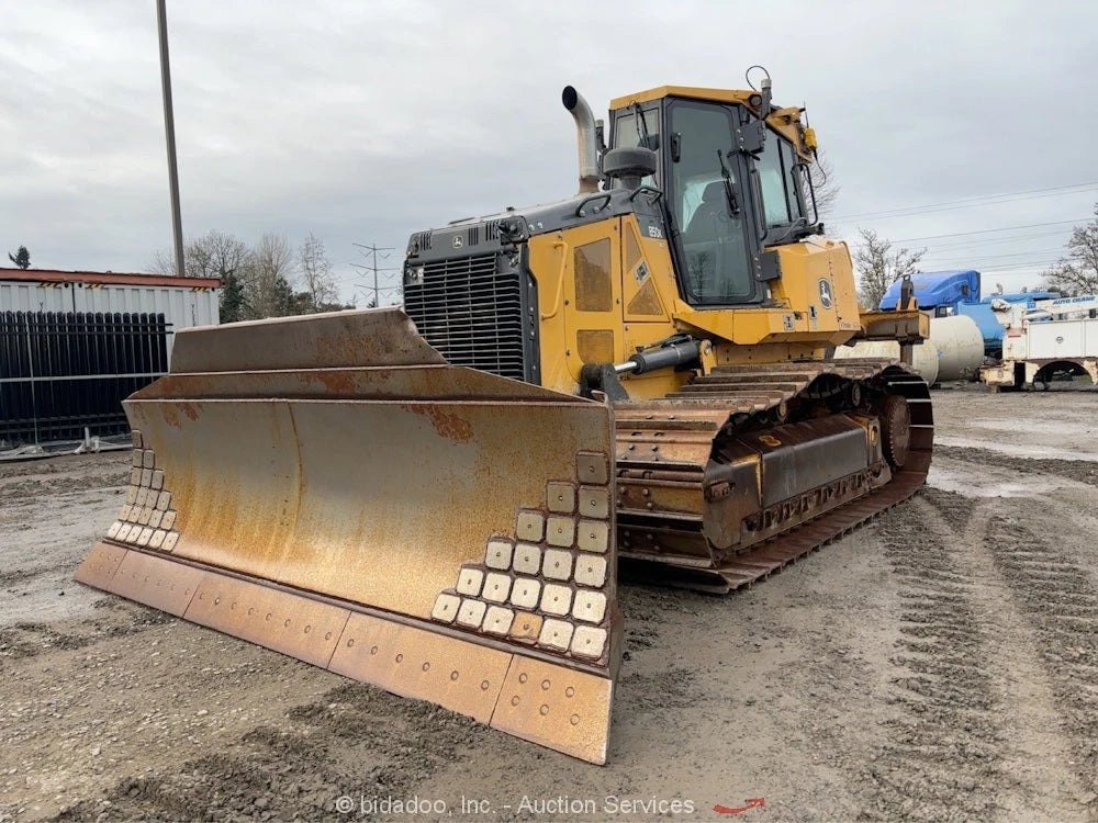 2018 John Deere 850K WLT Crawler Dozer Diesel Tractor Cab A/C Ripper PAT bidadoo