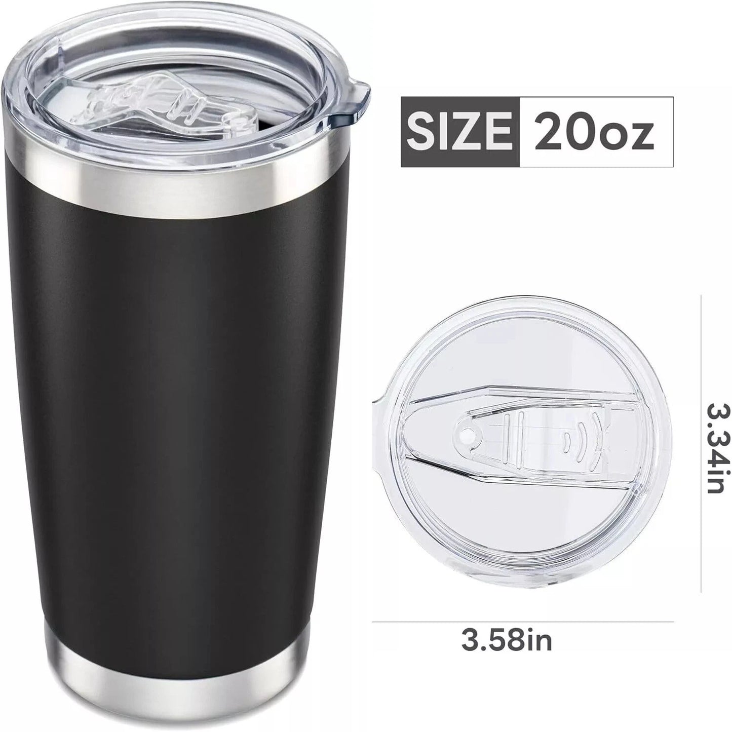 Personalized Custom Registered Nurse RN Appreciation Gift Tumbler 20oz Black