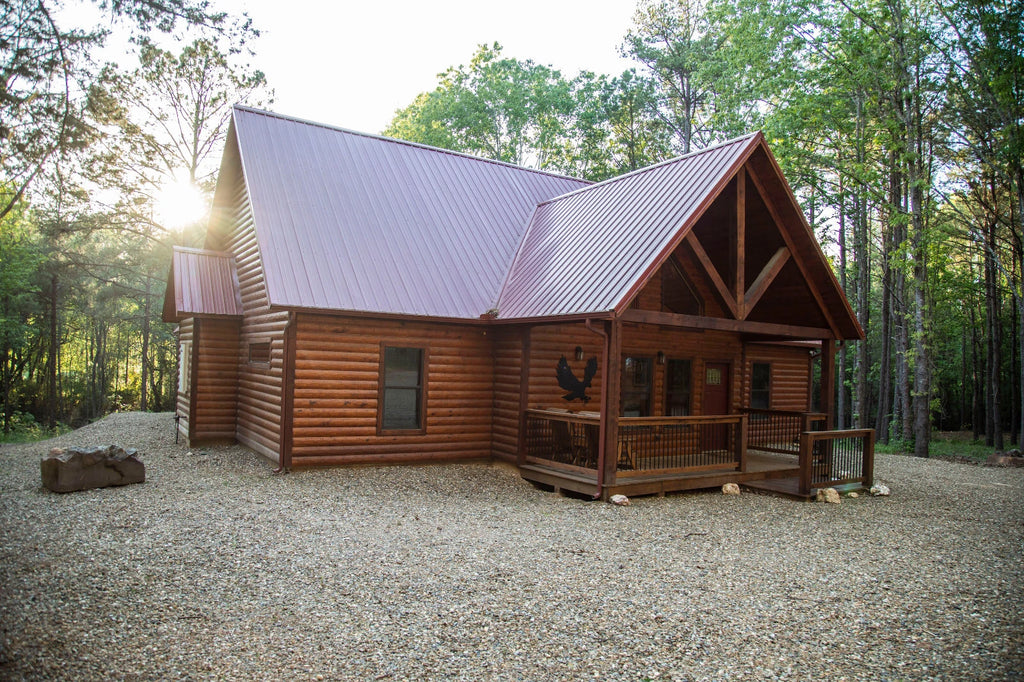 2NIGHT STAY Luxury Cabin Vacation Rental Broken Bow Okla Beavers Bend BLUE EAGLE