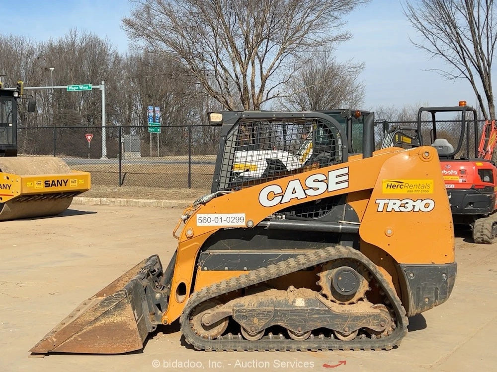 2019 Case TR310 Skid Steer Compact Track Loader Crawler Aux Hyd Bucket bidadoo