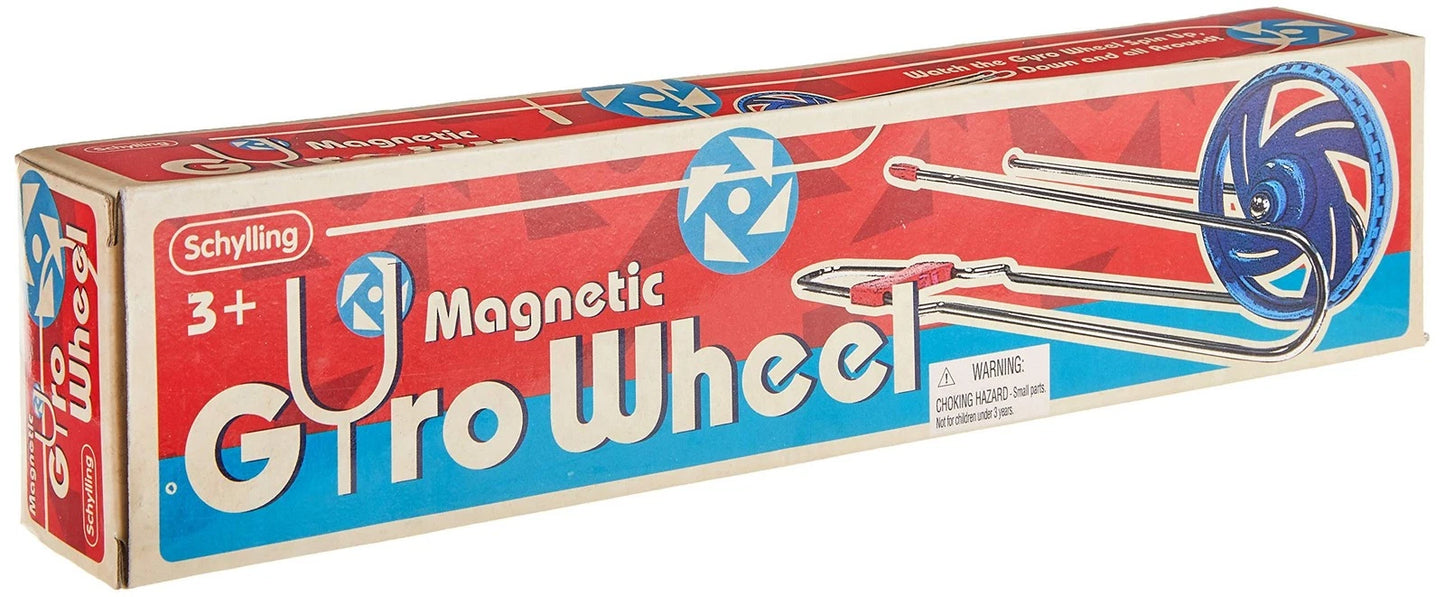 Retro Magnetic Gyro Wheel Spinning Toy Mesmerizing Sensory Fun NEW