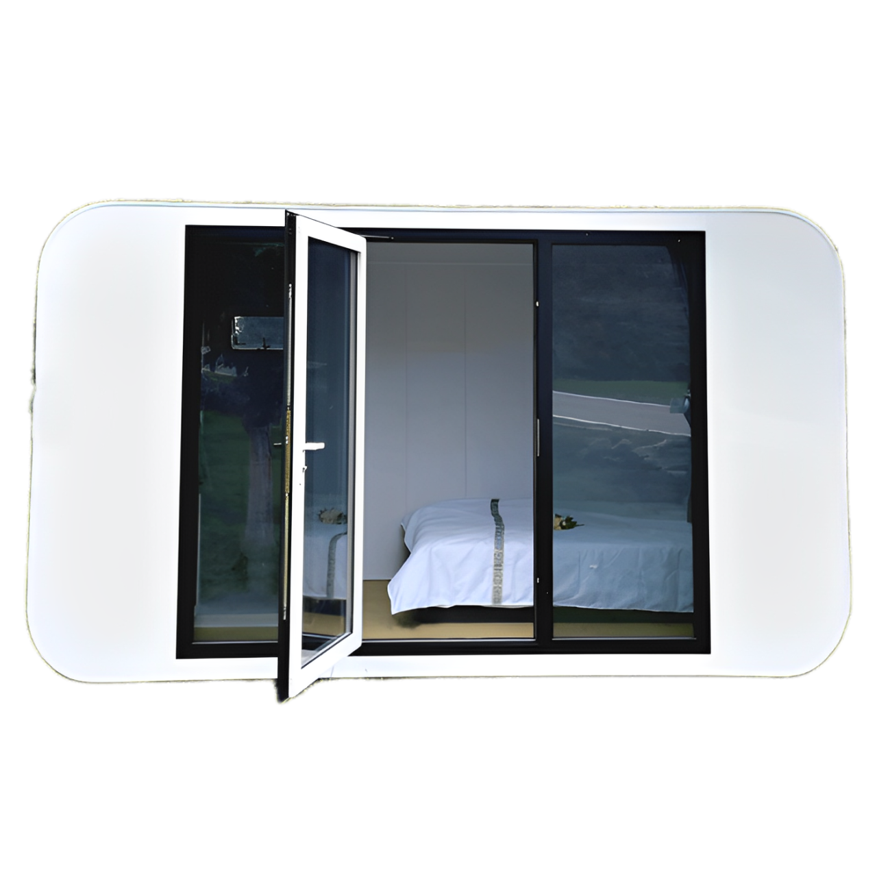 13ft x 7.4 ft Tiny House Pod House Cabin Prefab House Outdoor Living & Working
