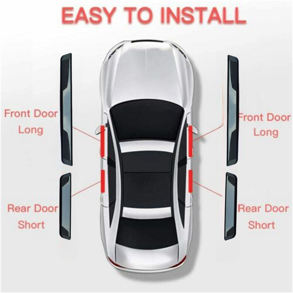 For Honda Pilot Car Accessories Door Sill Strip Protector Scuff Plate Guard X4