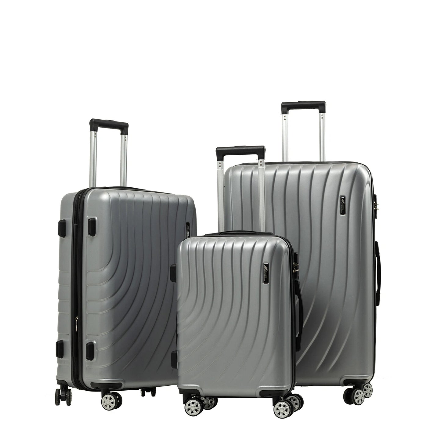 Luggage Set 3 Piece Expandable Suitcase TSA Lock Double Spinner Wheels HardSide