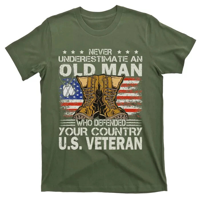US Veteran Veterans Day Us Patriot T-Shirt For Men