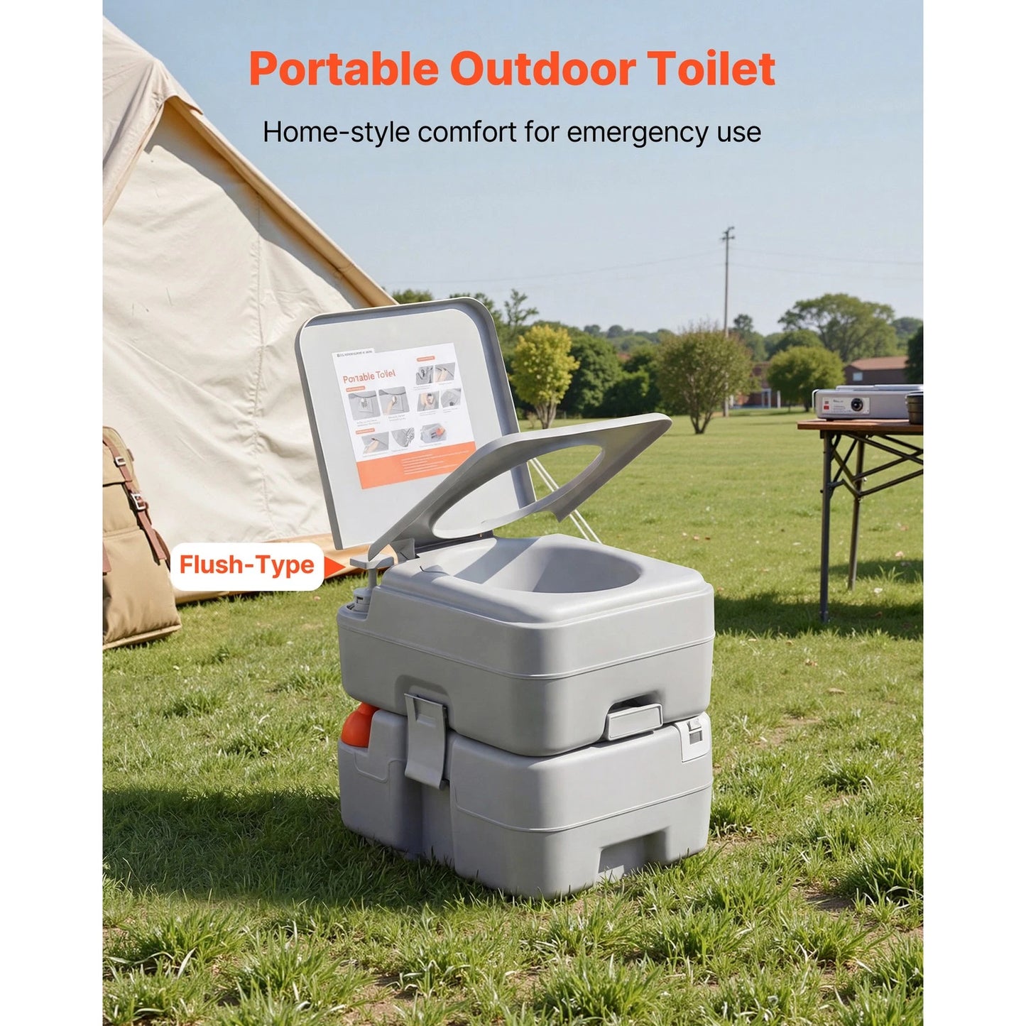 Uimoso Portable Outdoor Toilet with 5.3 Gallon Flush for Camping and Hiking | eBay eBay Homepage More information - about the condition of this item Diners Club