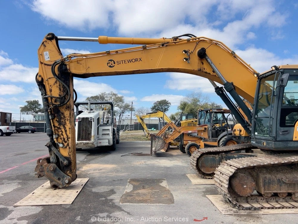 Hyundai HX300L 2019 excavadora hidráulica cabina excavadora aire acondicionado auxiliar hidráulico Cummins bidadoo-