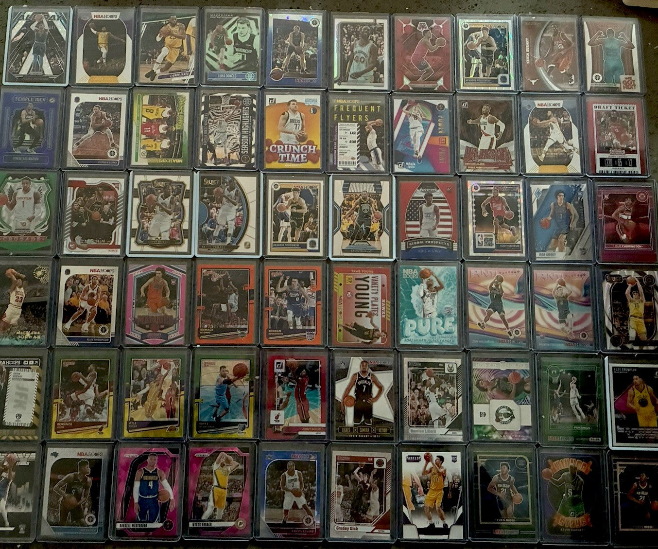 Massive Sports Card Collection Lot!! 3000 Cards! Autos Jersey Graded!!