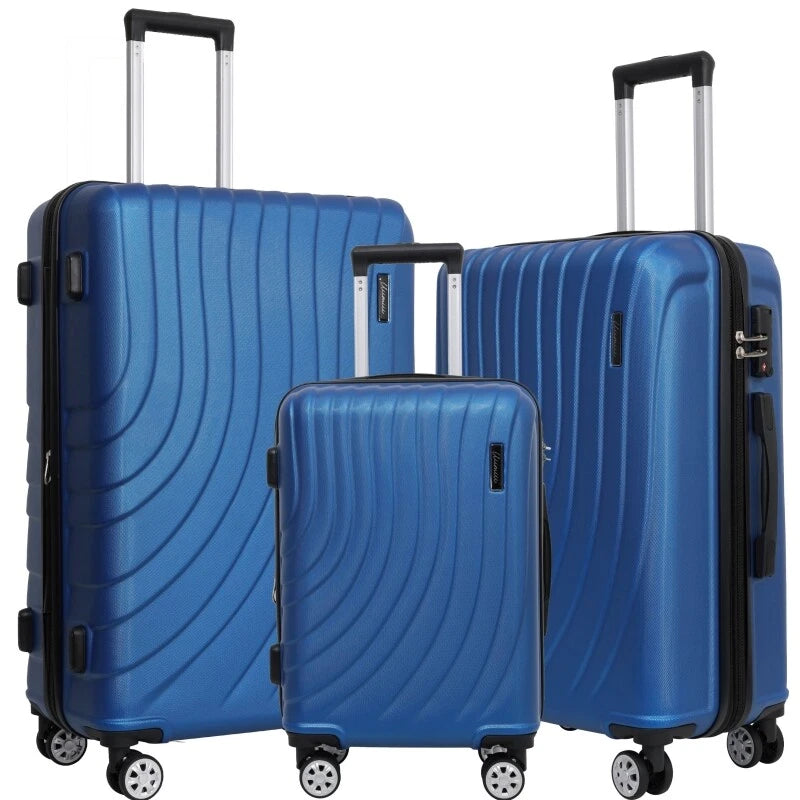 Luggage Set 3 Piece Expandable Suitcase TSA Lock Double Spinner Wheels HardSide