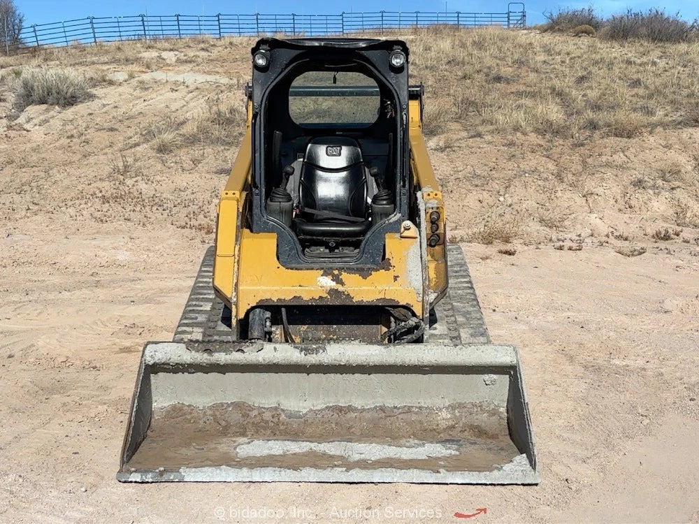 2019 Caterpillar 259D Skid Steer Track Loader Crawler Aux Hyd Bucket bidadoo