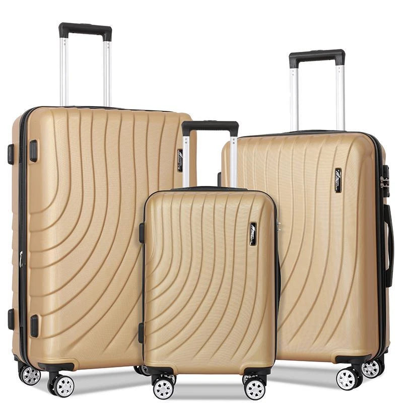 Luggage Set 3 Piece Expandable Suitcase TSA Lock Double Spinner Wheels HardSide