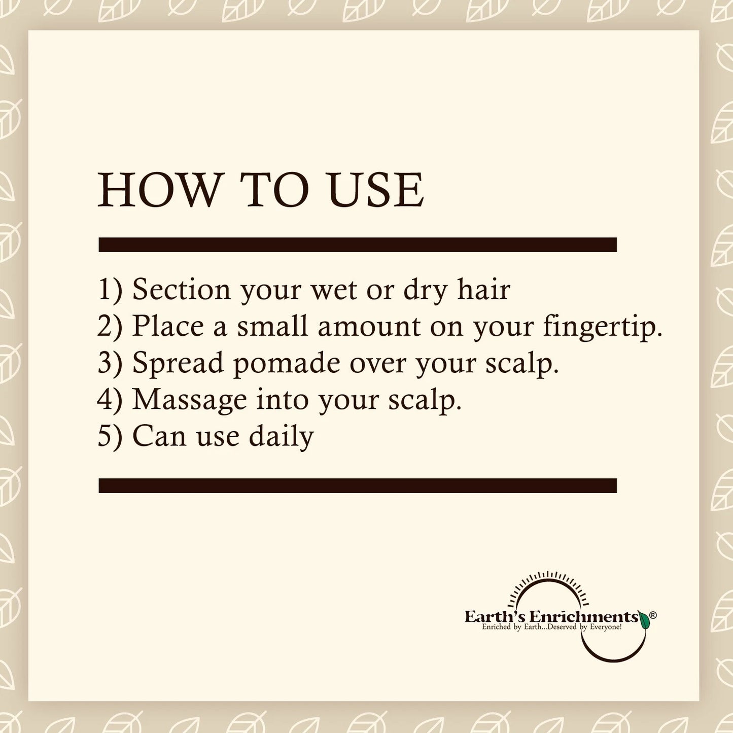 Organic Pomade - Hair Growth, Stops Itchy, Dry Scalp, Dandruff Relief, Grease