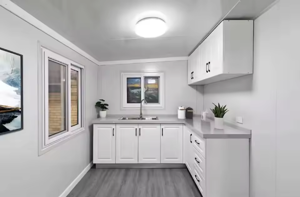 New Tiny Home 40ft Modular Home - with 2 Bedrooms, 1 Kitchen & Bathroom