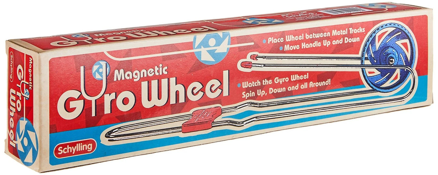 Retro Magnetic Gyro Wheel Spinning Toy Mesmerizing Sensory Fun NEW