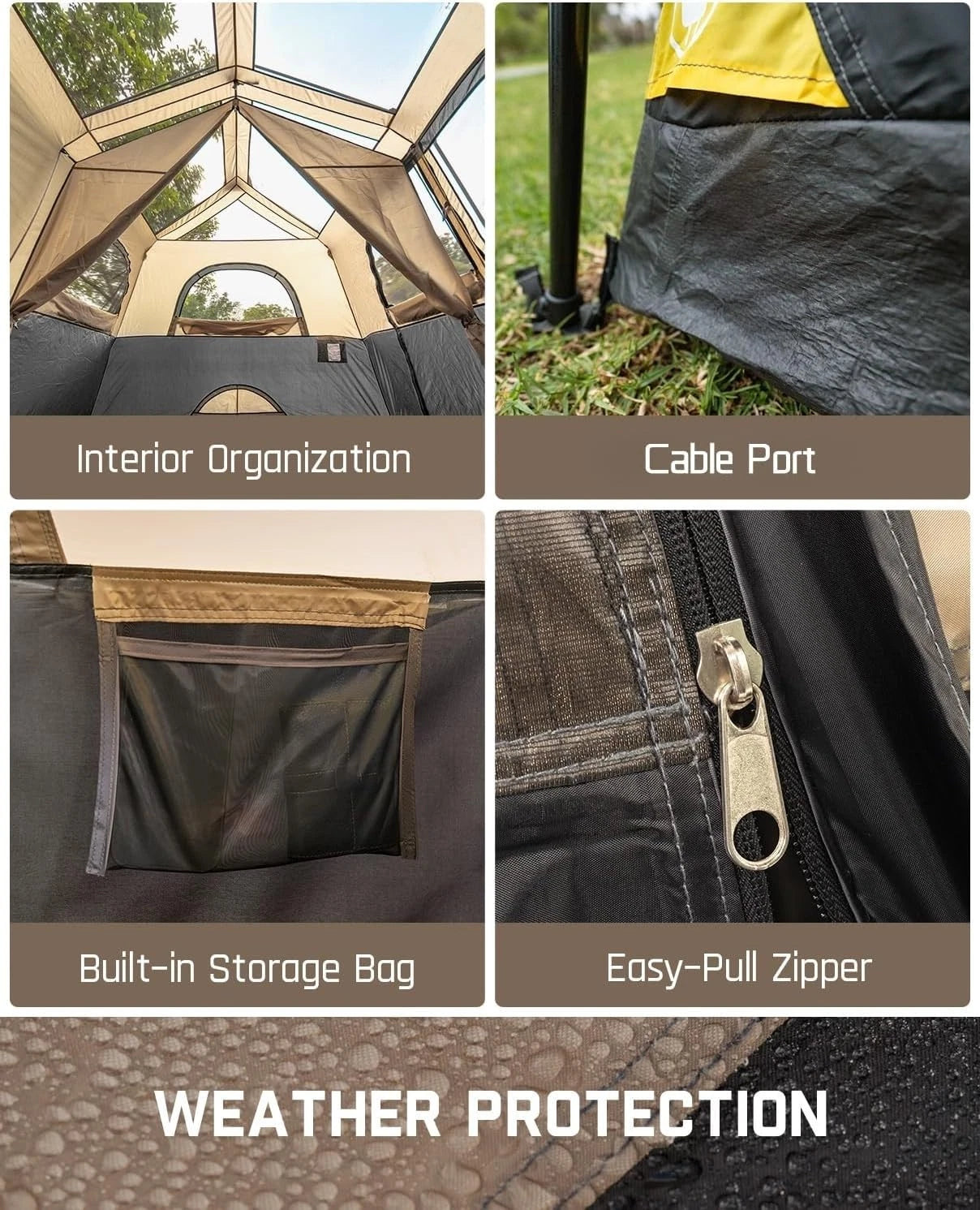 FanttikOutdoor Instant Cabin Tent 8 Person Camping Tent Setup in 60 Seconds with | eBayeBay HomeMore information - About this item conditionDiners Club