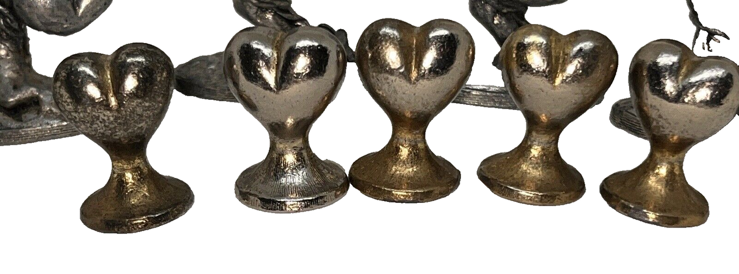Metzke 1994 Pewter Gold Tone Tic Tac Toe Mirror Board Angels Hearts | eBayeBay HomeMore information - About this item conditionDiners Club