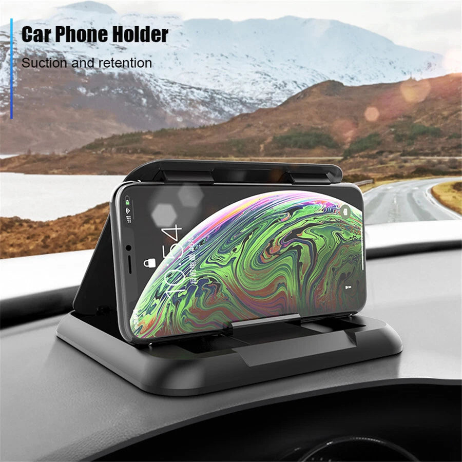 Car Accessories Dashboard Phone Mount Holder Stand For Phone GPS Black Silicone