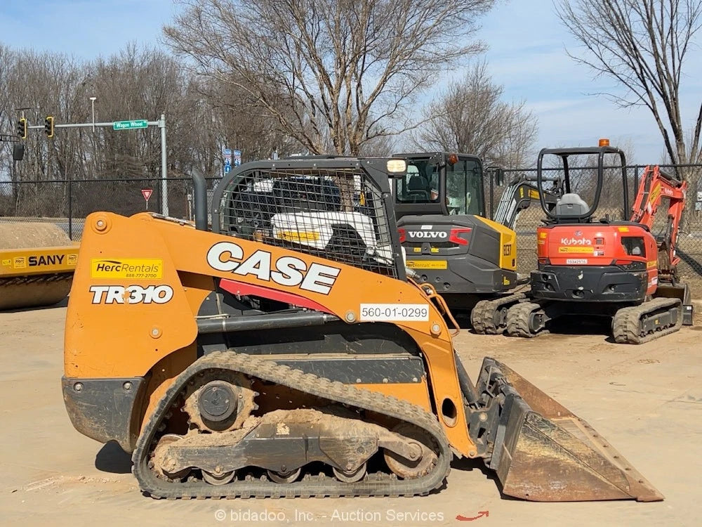 2019 Case TR310 Skid Steer Compact Track Loader Crawler Aux Hyd Bucket bidadoo