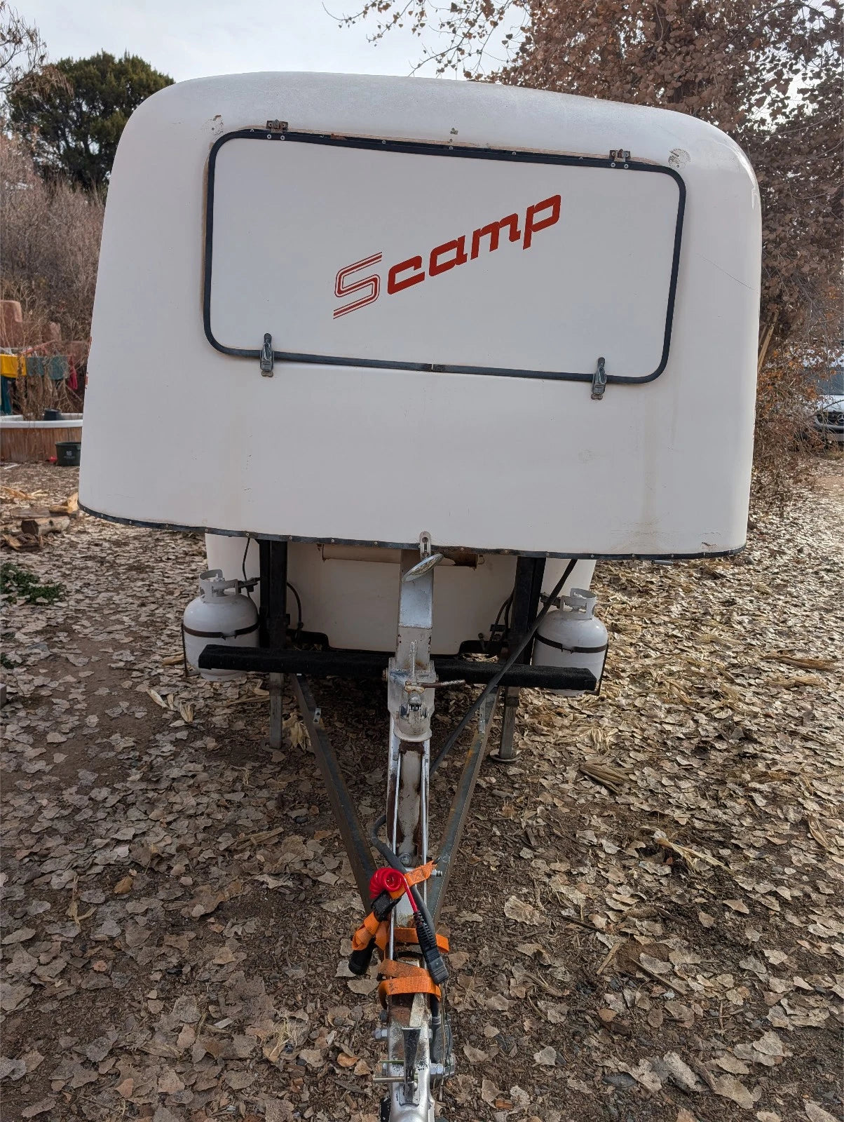 1984 19ft Scamp Camper Trailer bumper or gooseneck pull nice original condition