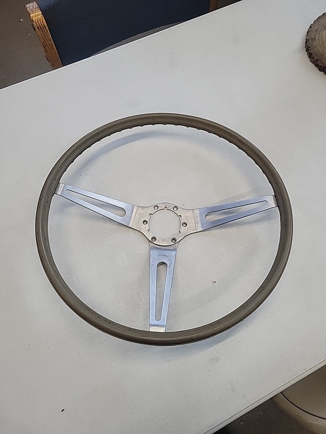 Original 1969 1970 Buick Skylark GS Gris Volante Deportivo Ranura Pulgar Nk1-