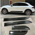 Carbon Fiber Car Door Panel Body Side Cover Trims Accessories For Porsche Macan