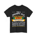 Veterans Day Shirt, Grumpy Old Vietnam Veteran Dad Men T-Shirt