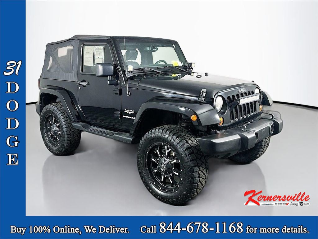 2013 Jeep Wrangler Sahara 4WD 2Dr SUV Black Customr ims v6 4 seats 4x4 Tow KCDJR