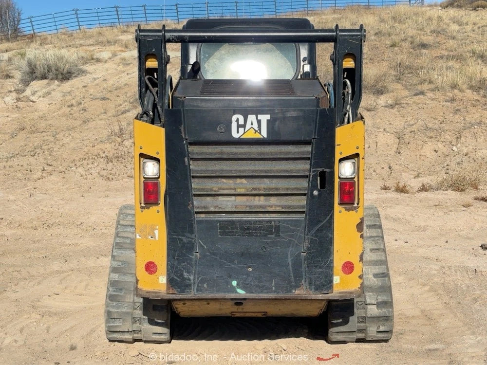 2019 Caterpillar 259D Skid Steer Track Loader Crawler Aux Hyd Bucket bidadoo