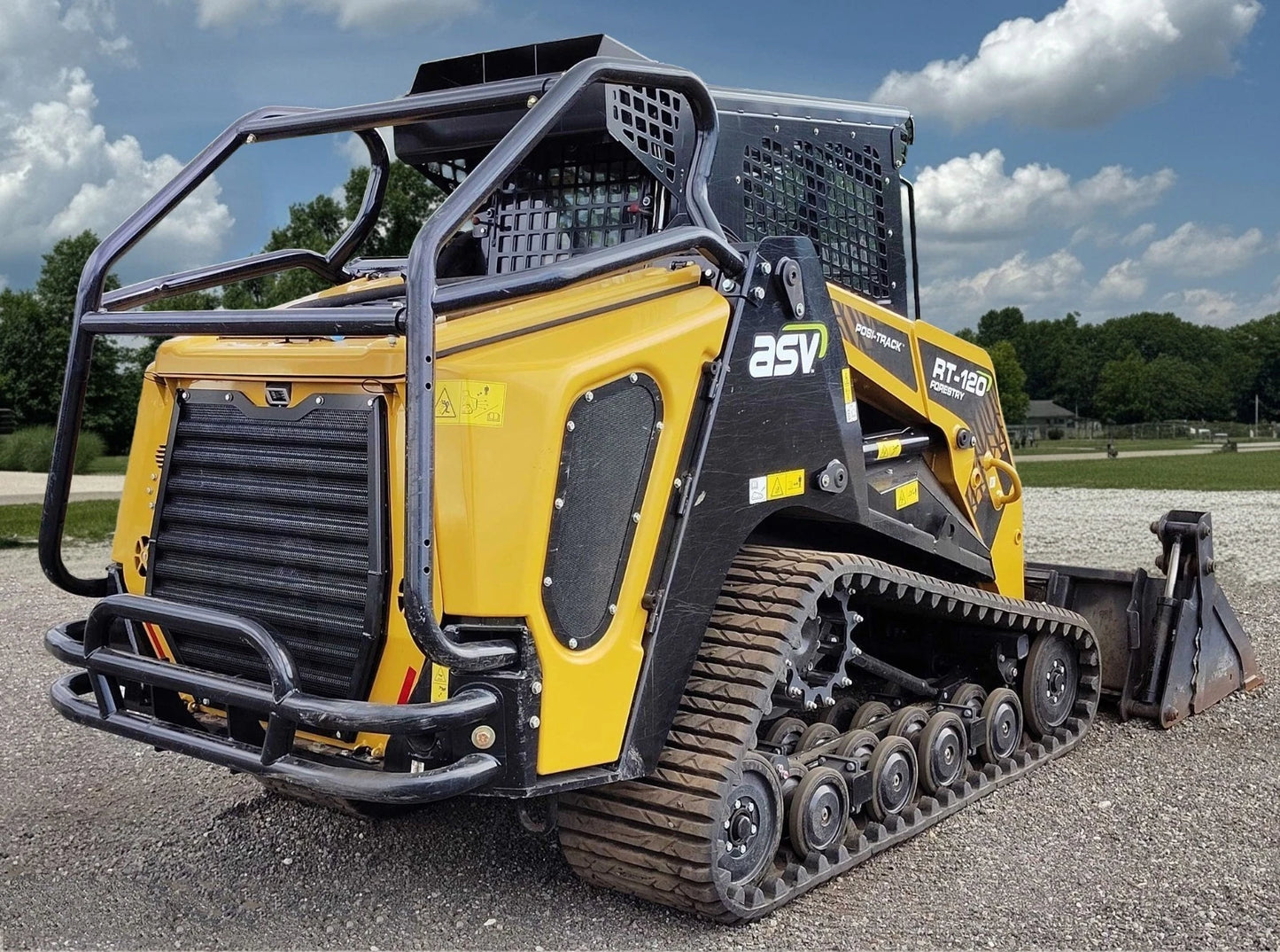 2023 ASV RT120 Forestry Skid Steer Quick coupler AC