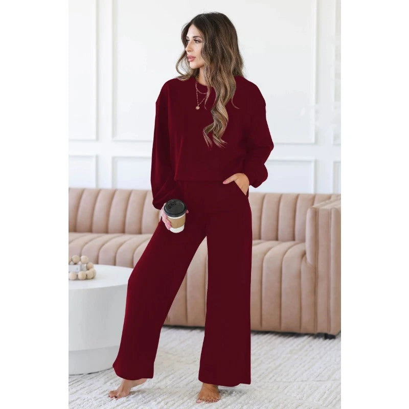 Women's 2Pcs Long Sleeved Sportswear Sportswear Bicycle Exercise Jogging Sets