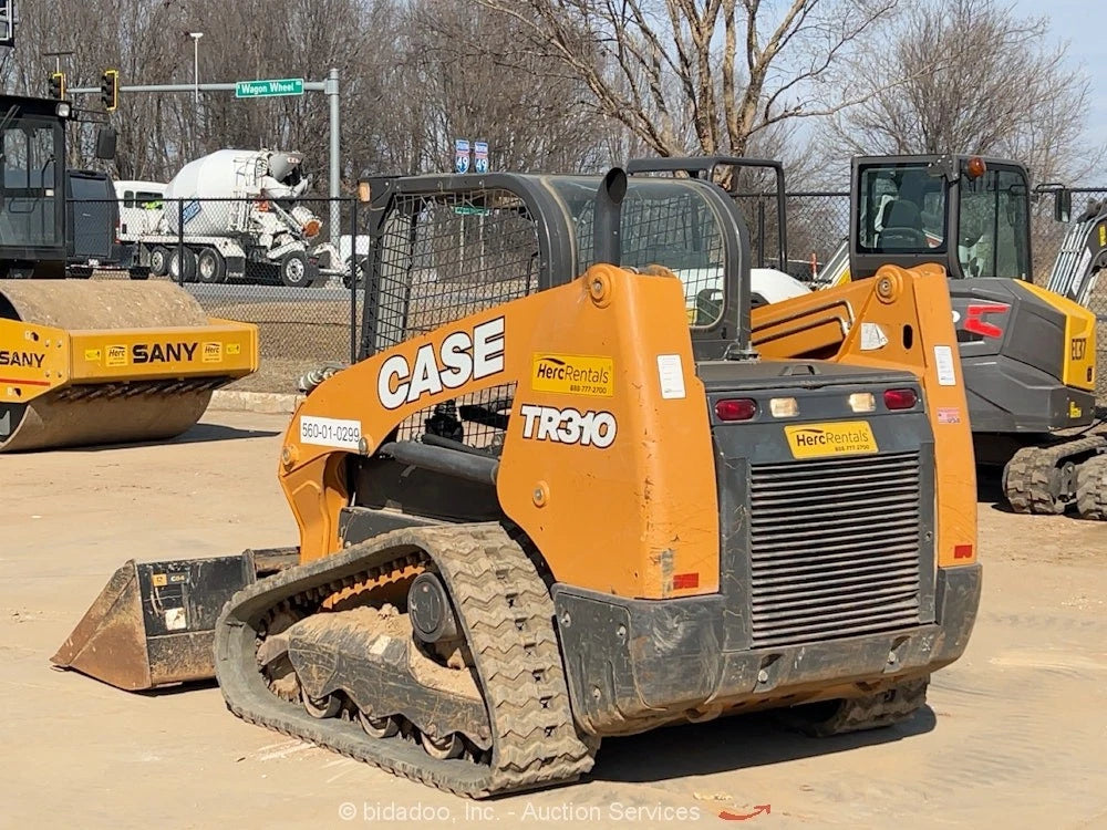 2019 Case TR310 Skid Steer Compact Track Loader Crawler Aux Hyd Bucket bidadoo