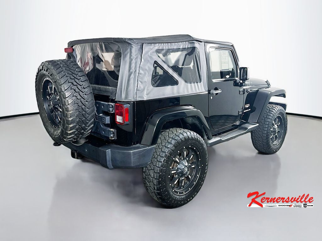 2013 Jeep Wrangler Sahara 4WD 2Dr SUV Black Customr ims v6 4 seats 4x4 Tow KCDJR