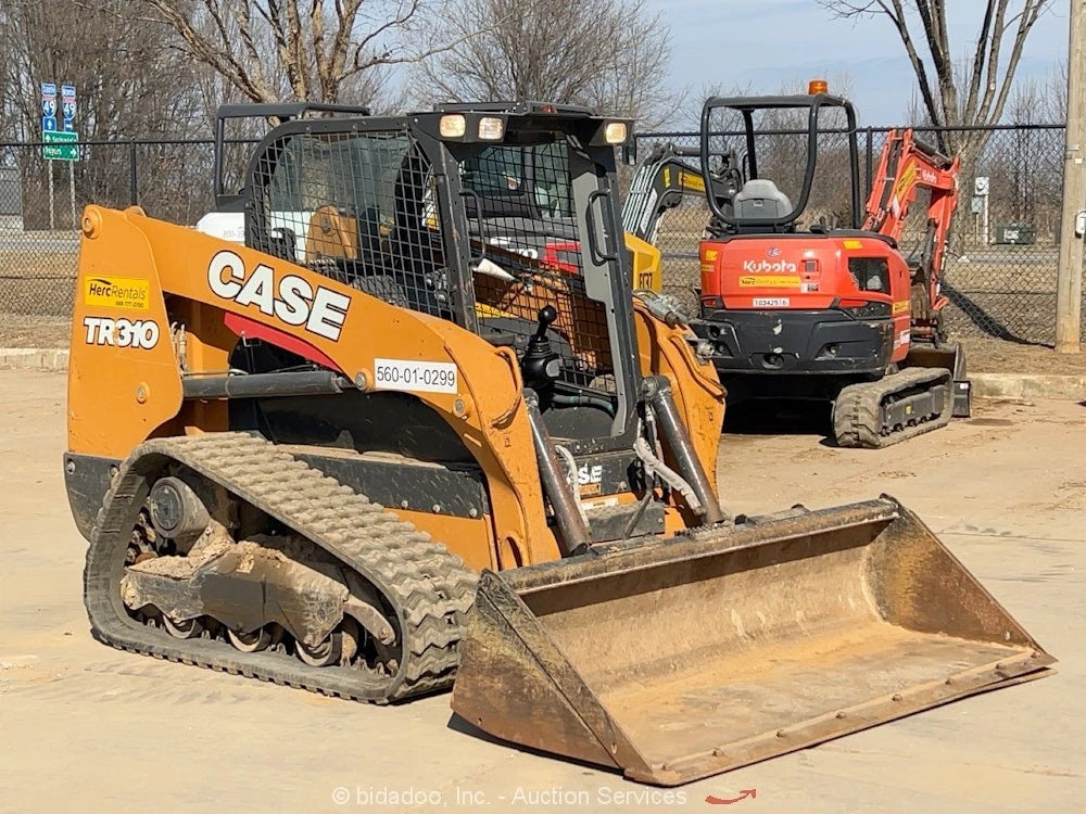 2019 Case TR310 Skid Steer Compact Track Loader Crawler Aux Hyd Bucket bidadoo