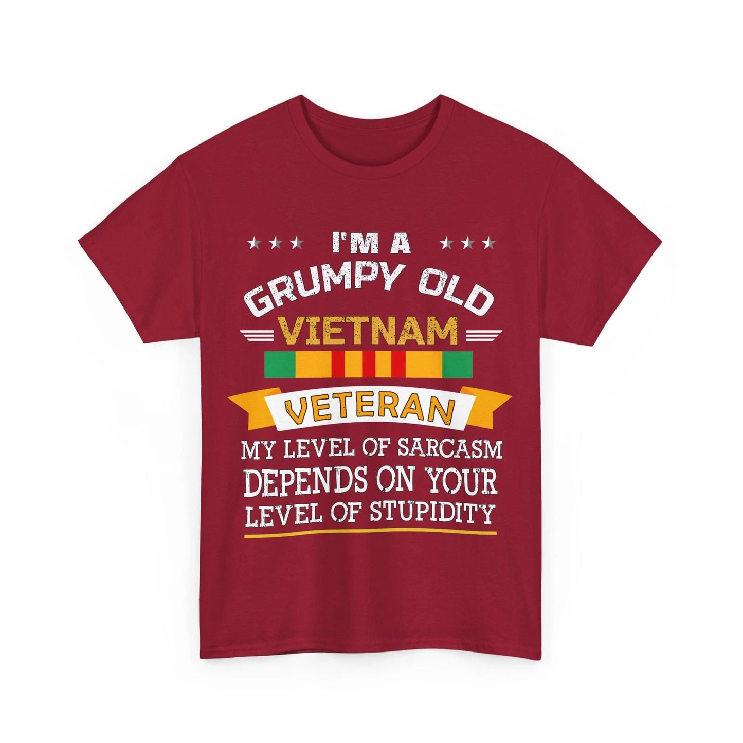Veterans Day Shirt, Grumpy Old Vietnam Veteran Dad Men T-Shirt