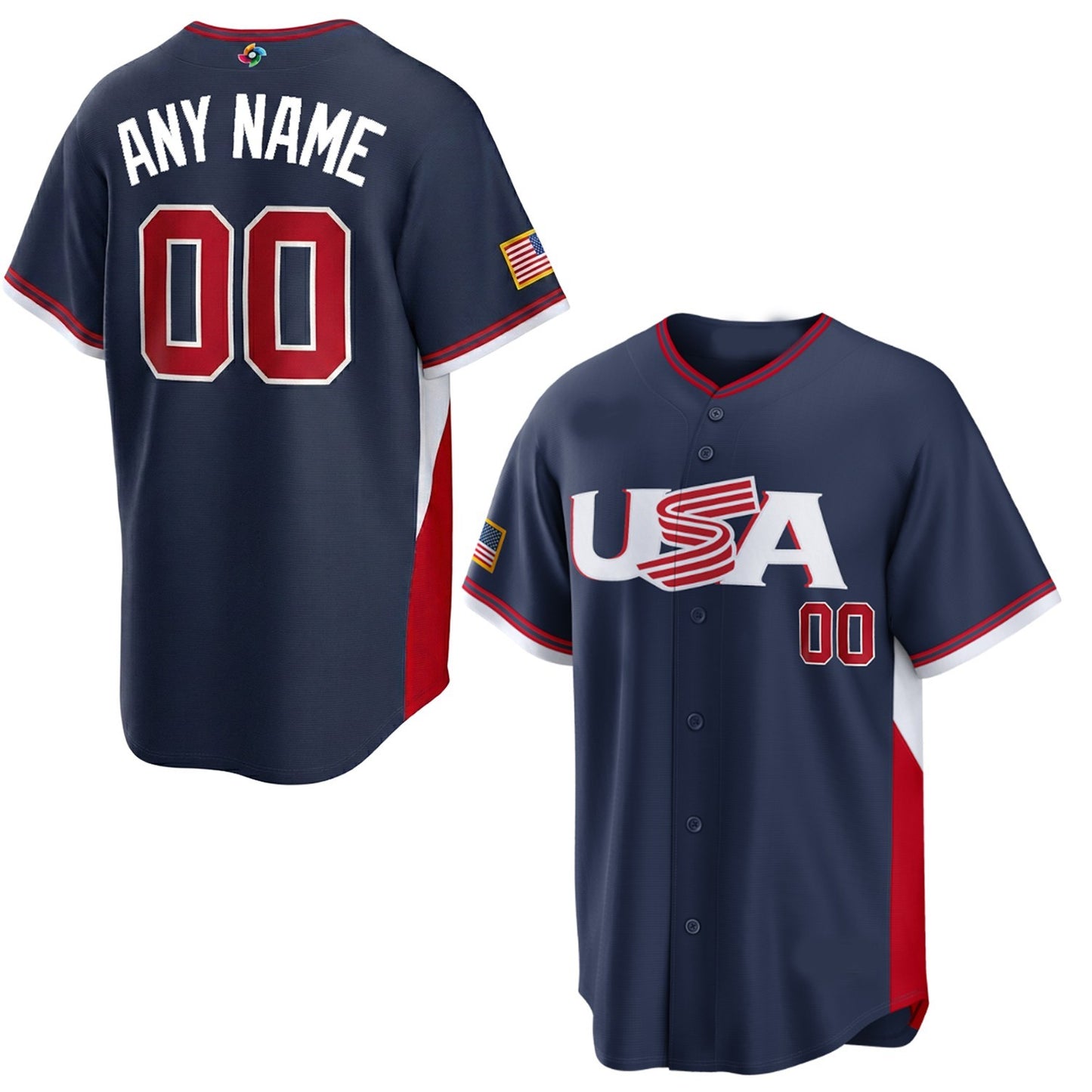 Personalized #00 Name and Number 2026 World Baseball Classic USA Team Navy Tee | eBay eBay Homepage Learn more about the item's condition Diners Club