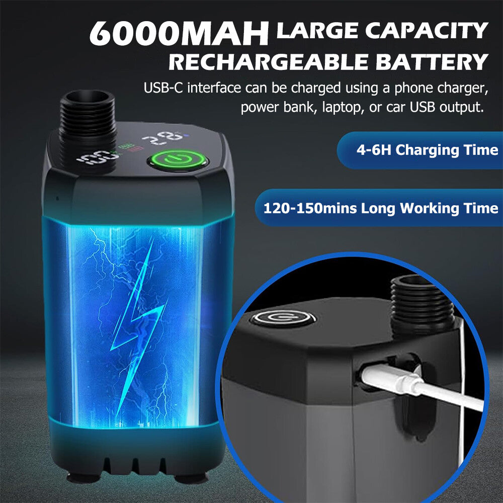 Portable Camping Shower 6000mAh Rechargeable Outdoor Camp Pump for Hiking Travel | eBay eBay Homepage More information - about the condition of this item Diners Club