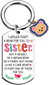 Sister Birthday Ideas for Sisters Women Cute Bear Keychain Birthday Gift for Bes